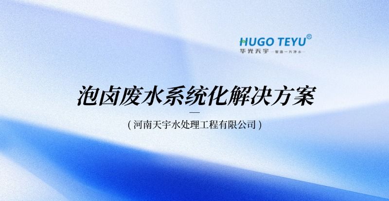 泡卤废水治理：应对高盐高油高COD挑战的系统化解决方案